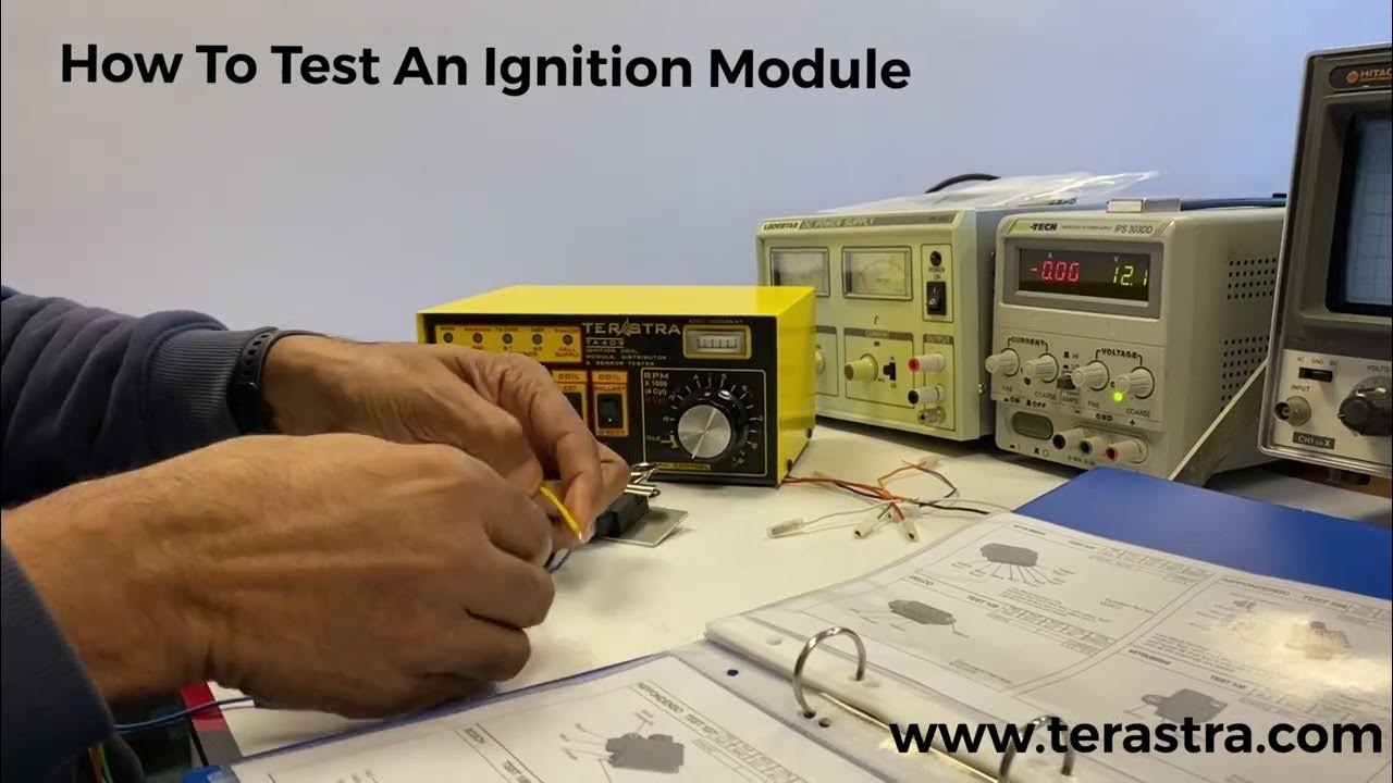 HOW TO TEST AN IGNITION MODULE Using the TA409 Tester YouTube