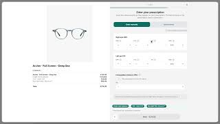 The full-screen configurator: photo, steps and total in view screenshot 5