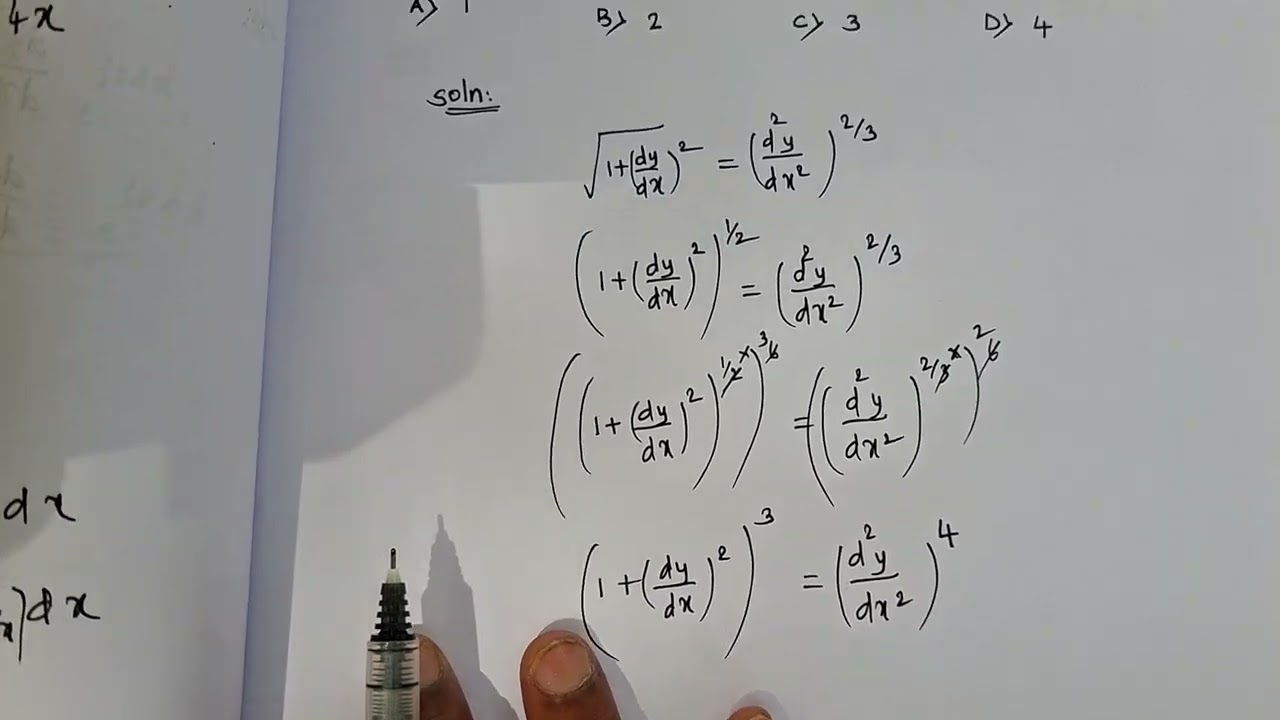 UG TRB MATHS 2026 DIFFERENTIAL EQUATIONS 