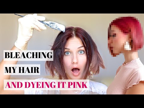 bleaching-my-hair-and-dyeing-it-pink