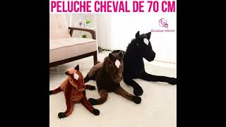 Peluche Cheval De 70 cm