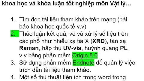 Hướng dẫn đọc phổ xrd