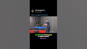 ohnePixel vs Mongolz in table tennis! 🔥 #ohnepixel
