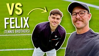 Can I Beat Felix? Mic’d Up Match vs Tennis Brothers (#5) #tennis