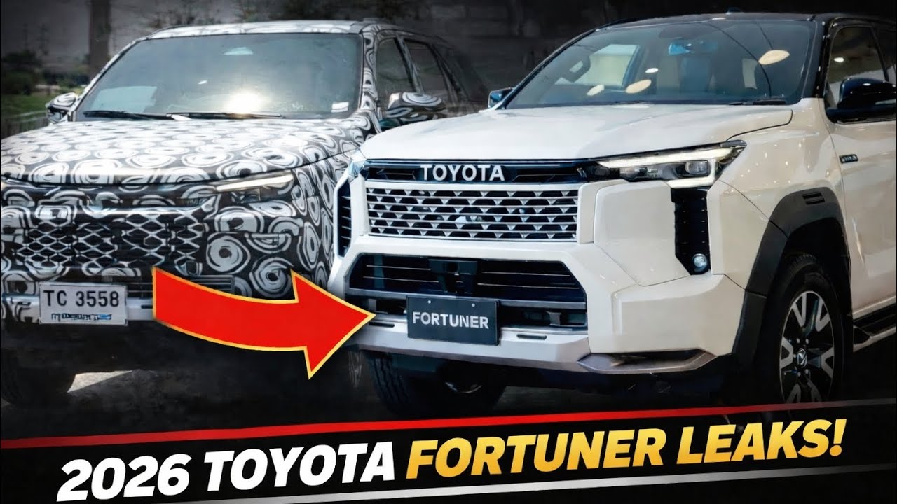 2026 Fortuner leaked! First look at the next-gen SUV beast! #Toyota #Fortuner #2026 #SUV