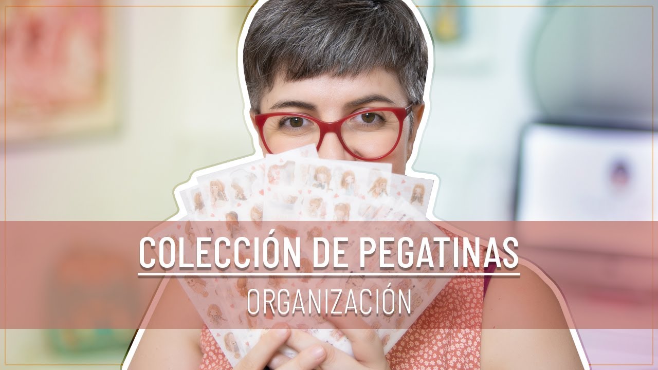 COLECCIÓN DE PEGATINAS | Cómo las ORGANIZO | Ideas de ORGANIZACIÓN de PAPELERÍA