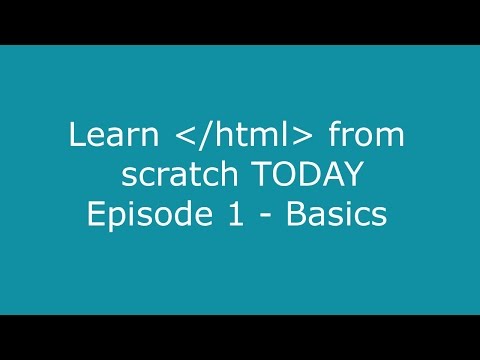 HTML tutorial 1 | learn web development for free | basics