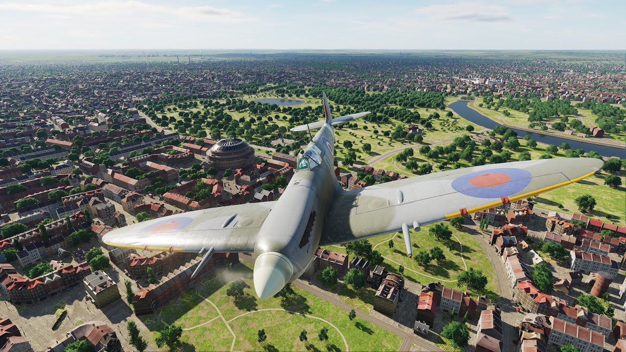 DCS: Normandy 2.0 - Flight over London