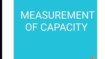 MEASUREMENT OF CAPACITY       (Addition & Subtraction)