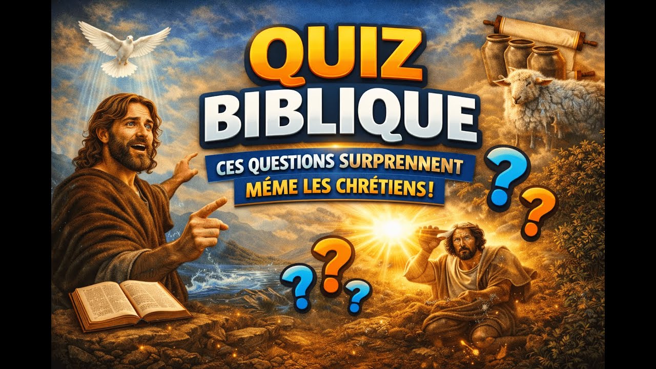 10 CURIOSITÉS DU NOUVEAU TESTAMENT : Un quiz qui va te surprendre !
