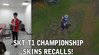 SKT T1 World Championship SKIN RECALLS! - Faker, Bang, Wolf, Bengi , Easyhoon, Marin