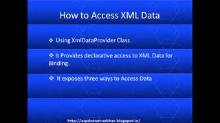 Xml Data Binding: How to Bind  Xml Data to ListBox using XmlDataProvider in WPF