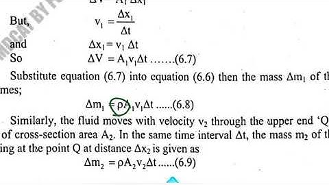 XI Physics | Chap#6 | Lecture#10 | Equation of Continuity | Balochistan Board