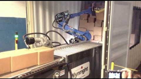 Automated Truck Unloading from YASKAWA Motoman