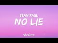 Sean Paul & Dua Lipa - No Lie (Lyrics)