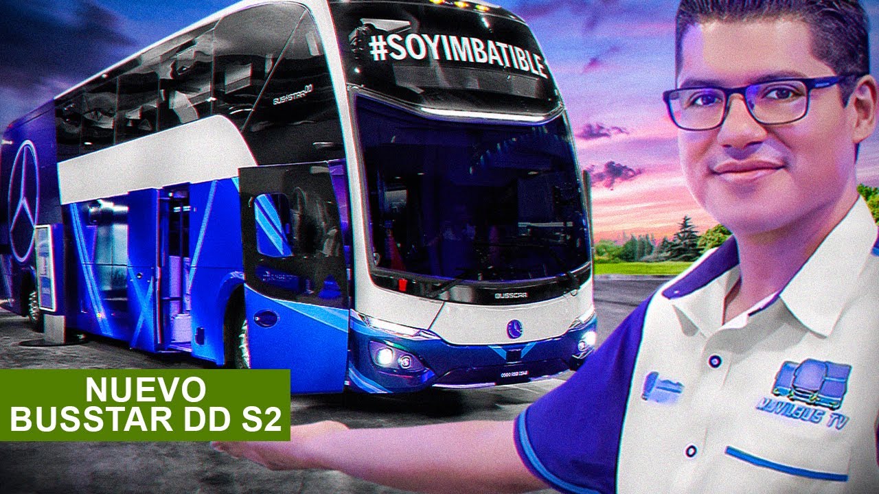 NUEVO BUSSTAR DD S2 de Busscar de Colombia |Autobús Doble Piso|