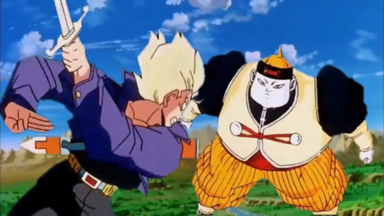 Future Trunks vs Android 19 (未来のトランクスvs人造人間19号) - YouTube