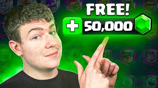 How to get 50,000 FREE Gems in Clash Royale!