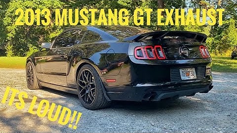 2013 Mustang GT Muffler delete V.S Muffler + resonator delete