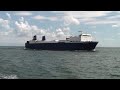 MV Balmoral passed by P&O ferry Norqueen off Sheerness 22/07/10 HD