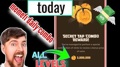 20 july memefi daily secret combo  level 1-10