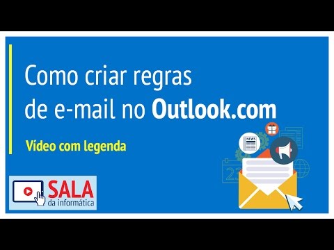 Como criar regras de e-mail no Outlook.com