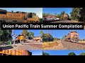 Summer compilation of Union Pacific trains ft | horn shows | heritage units and more!