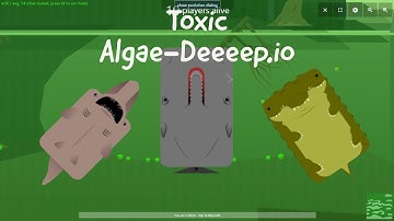 TOXIC ALGAE| Deeeep.io Gameplay- Wins and Fails.