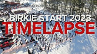 Birkie 2023 Start Line Timelapse