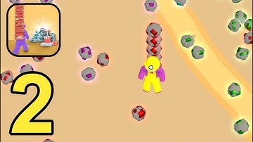 Miner Tycoon : Big Dynamite - Gameplay Walkthrough Part 2 Big Area Upgrade ( Android,iOS )