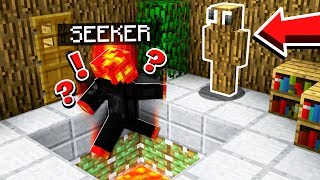 HOW TO TROLL A SEEKER! MINECRAFT HIDE & SEEK!