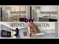 DIY RENTAL APARTMENT FRIENDLY KITCHEN RENOVATION USING CONTACT PAPER 🤍