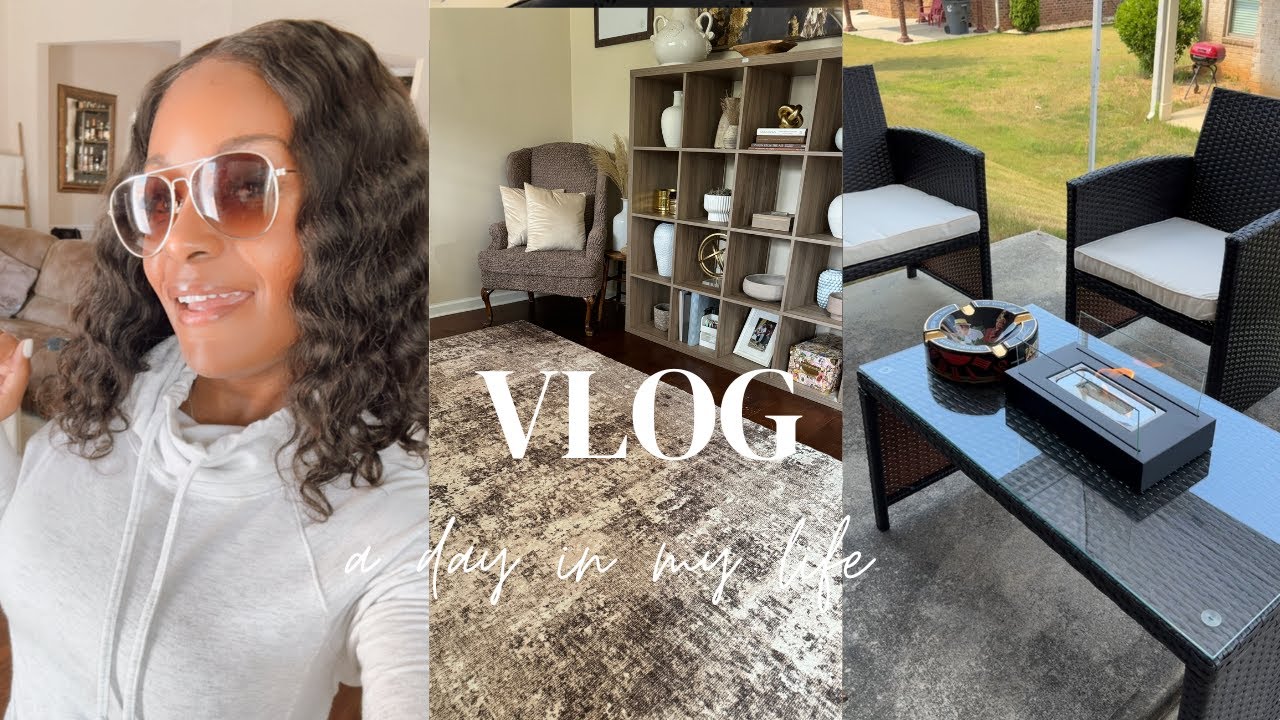 VLOG: NEW PATIO FURNITURE / HOME UPDATES #homeupdates #patio