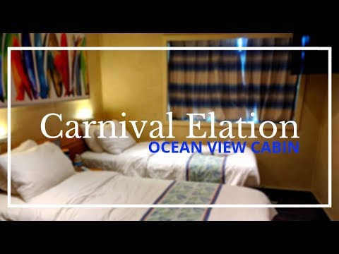 Newly Renovated Ocean View Cabin On The Carnival Elation M168