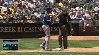 SD@OAK: Upton Jr. ropes a triple into right-center