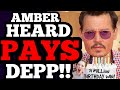 BREAKING! Amber Heard PAYS Johnny Depp $1 Million in HUGE BIRTHDAY WIN!