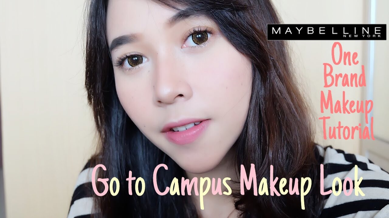 MAYBELLINE One Brand Makeup Tutorial Makeup Ke Kampus Untuk Kulit