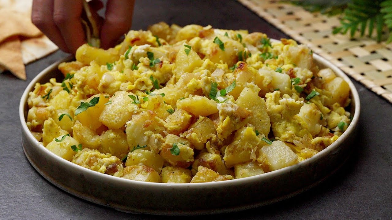 ⁣وصفات لذيذة بالبيض والبطاطس طبخ سهل ولذيذ 🧶 مفركة البطاطا و مثلثات البطاطا