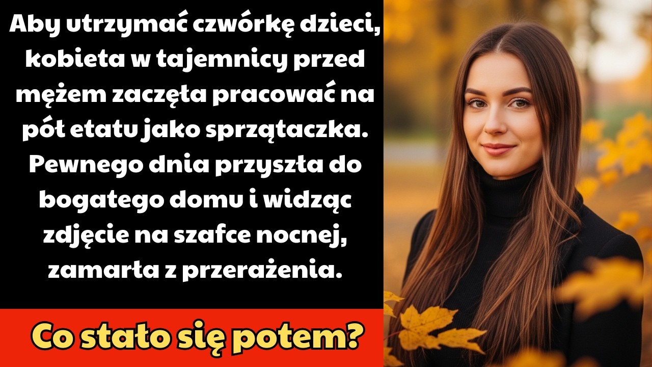 Aby utrzymać czwórkę dzieci, kobieta w tajemnicy przed mężem zaczęła pracować na pół etatu jako...