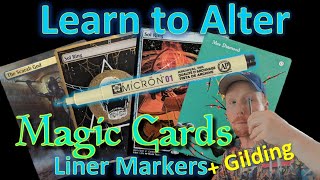 The Best Markers for MTG Alters   Gilding! | EDH | Commander | Art Tutorial