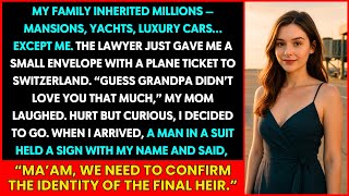 My Family Inherited Millions — Except Me, But All I Got Was A Plane Ticket To Switzerland. So I...