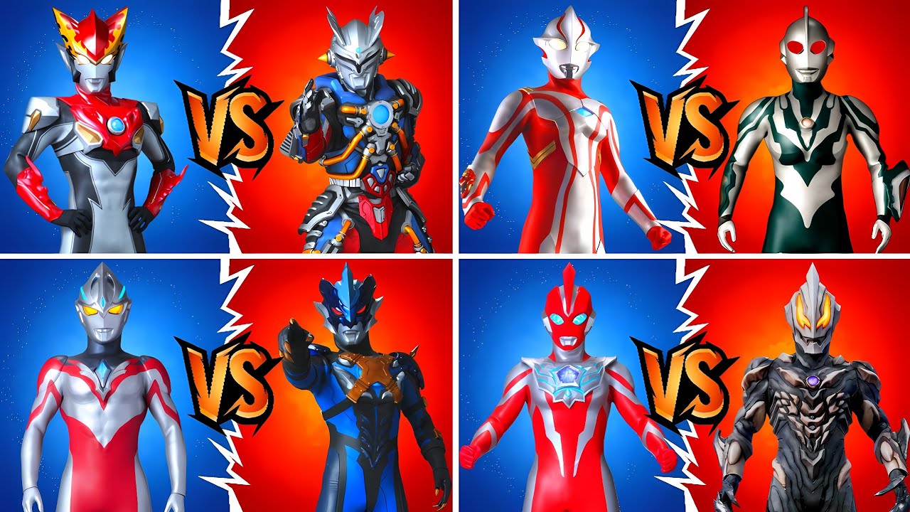 ウルトラマン R/B ULTRAMAN ROSSO VS ULTROID ZERO, ARC VS TREGEAR, MEBIUS VS RIBUT DARKNESS #ウルトラマン #怪獣