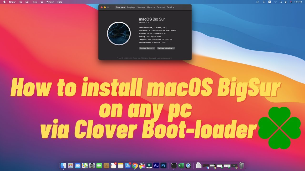 latest release of clover boot loader