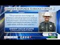 Sheriff responds to budget deficit