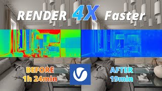 Optimiza VRay 6 hasta 4X Veces MAS RAPIDO #3dsmax #vray