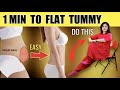 Easy Exercises To Reduce Belly Fat  | Flat Stomach Workout For Beginners | Easy Abs Exercises