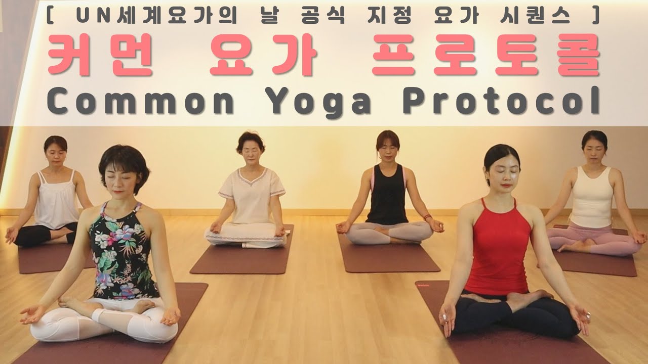 커먼 요가 프로토콜 [ Common Yoga Protocol ] [ UN세계요가의 날 공식 지정 시퀀스 ] [ 해피홈트/행복한담마요가]