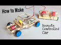 3 Ways How to Make a Car - With Remote Controlled - Out of Popsicle Sticks - Tutorial