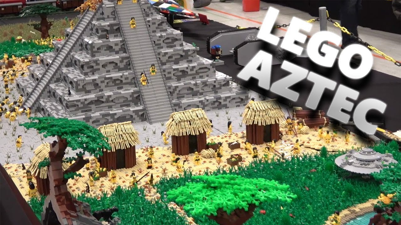 Skulptur Arbitrage Foran Giant LEGO Aztec Layout! - YouTube