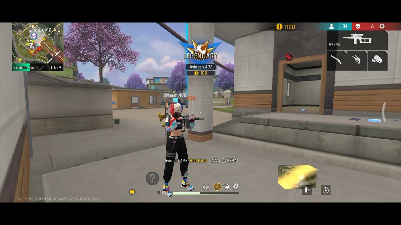 Хатели Сумасшедшая Девушка из Freefiremax